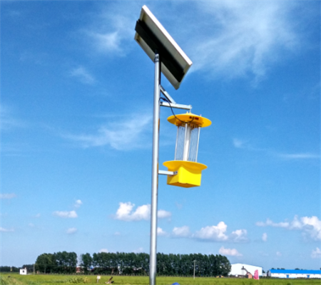 太陽能殺蟲燈為固始縣蔬菜基地高產(chǎn)提供保障