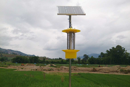 自動清蟲太陽能殺蟲燈